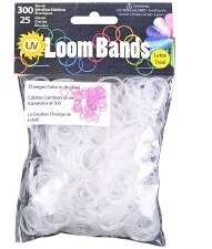 Loom Bands UV Clear Color Changing Pink - 325 Pc