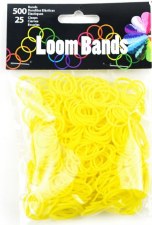 Loom Bands Yellow - 525 Pc