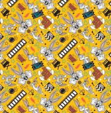 Looney Tunes Bolted Fabric - Bug Toss