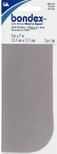 Bondex Light Grey Iron On Patches