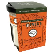 Mrs. Meyer's Soy Candle, 4.9oz- Spiced Pumpkin