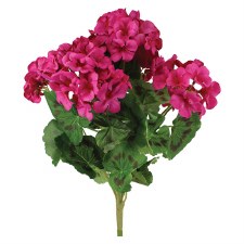 18" Geranium Bush- Magenta