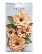 Majestic Bouquet Paper Flowers - Mango