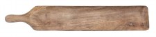 Mango Wood Serving Board With Handle, 24"L x 4.25" W