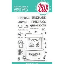 Avery Elle Market Stand Clear Stamp