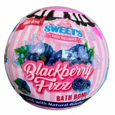 McSweets Bath Bomb - Blackberry Fizz