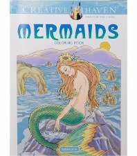 Creative Haven Adult Coloring Book- Mermaids