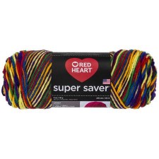 Red Heart Super Saver Yarn, Mulit-Color- Mexicana