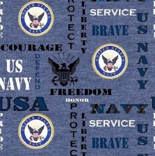 Military Bolted Fabric - Navy