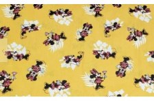 Licensed Bolted Fabric - Minnie Mouse Traditional Flower Yellow