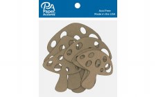 Paper Accents Chipboard- Mushrooms 6ct