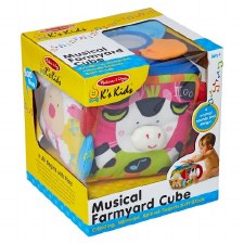 K's Kids Toys- Musical Farmyard Cube