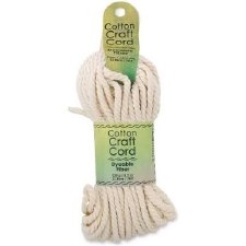 Cora's Cotton Craft Cord- Natural, 4mm