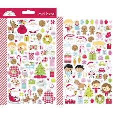Night Before Christmas Stickers- Mini Icons
