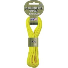 Parachute Cord 4mm x 16ft- Neon Yellow