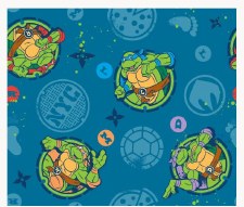 Nickelodeon TMNT Bolted Fabric - Icon Shape