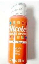 Nicole's 2oz. Acrylic Paint - Orange