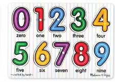 Melissa & Doug See Inside Peg Puzzle- Numbers