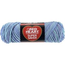 Red Heart Super Saver Yarn- Ocean