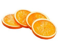 Orange Slices (4 each bag), 3" - Orange