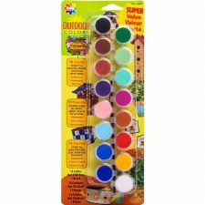 Acylic Paint Pots, 16ct- Outdoor Colors