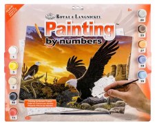 Paint By Number Kit, 15.25"x11.25" - Sky Messanger