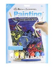 Paint By Number Kit, 8.75"x11.375" - Underwater life