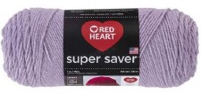 Red Heart Super Saver Yarn- Pale Plum