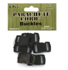 Parachute Cord Bracelet Buckle 12mm - 6pc.