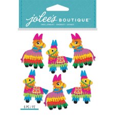 Jolee's Birthday Dimensional Stickers- Pinatas