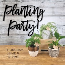 Planting Party: June 9th