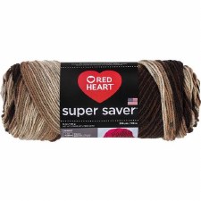 Red Heart Super Saver Yarn, Mulit-Color- Platoon