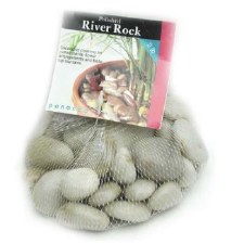 Polished River Rock, 2lb. - White