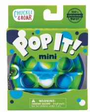 Pop It Mini - Green & Blue Tie Dye Circle