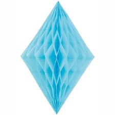 Honeycomb 14" Diamond Decoration- Powder Blue