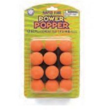Hog Wild Power Popper Refill Balls- Orange