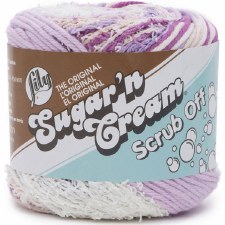 Sugar 'n Cream Scrub Off Yarn- Pretty Purple