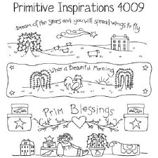 Aunt Martha's Iron On Transfers- Primitive Inspirations #4009