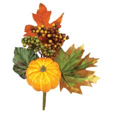 Pumpkin Berry Spray, 15"