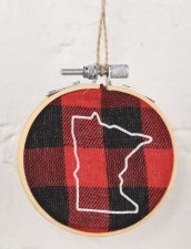 MN Holiday Hoop Ornament