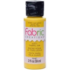 Fabric Creations 2oz Fabric Paint- Real Yellow