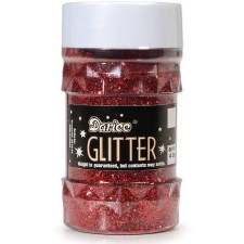 Darice Glitter 4 oz. Jar- Red