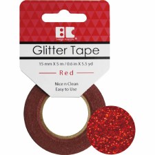 Best Creation Glitter Tape- Red
