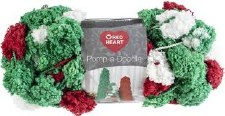 Pomp-A-Doodle Yarn- Red, White, & Green