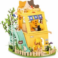 DIY Miniature House Kit - Cat House