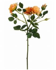 Rose Spray, 22.5" - Peach