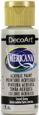 Americana Acrylic Paint, 2oz- Neutrals: Sand Grey