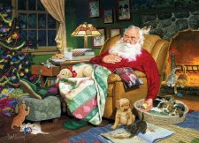 Santa's Naptime - 1000 Piece Puzzle