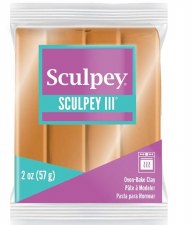 Sculpey III Polymer Clay - Gold 2oz