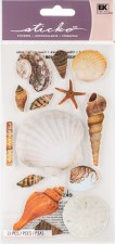 Sticko Stickers- Beach & Tropical- Seashells